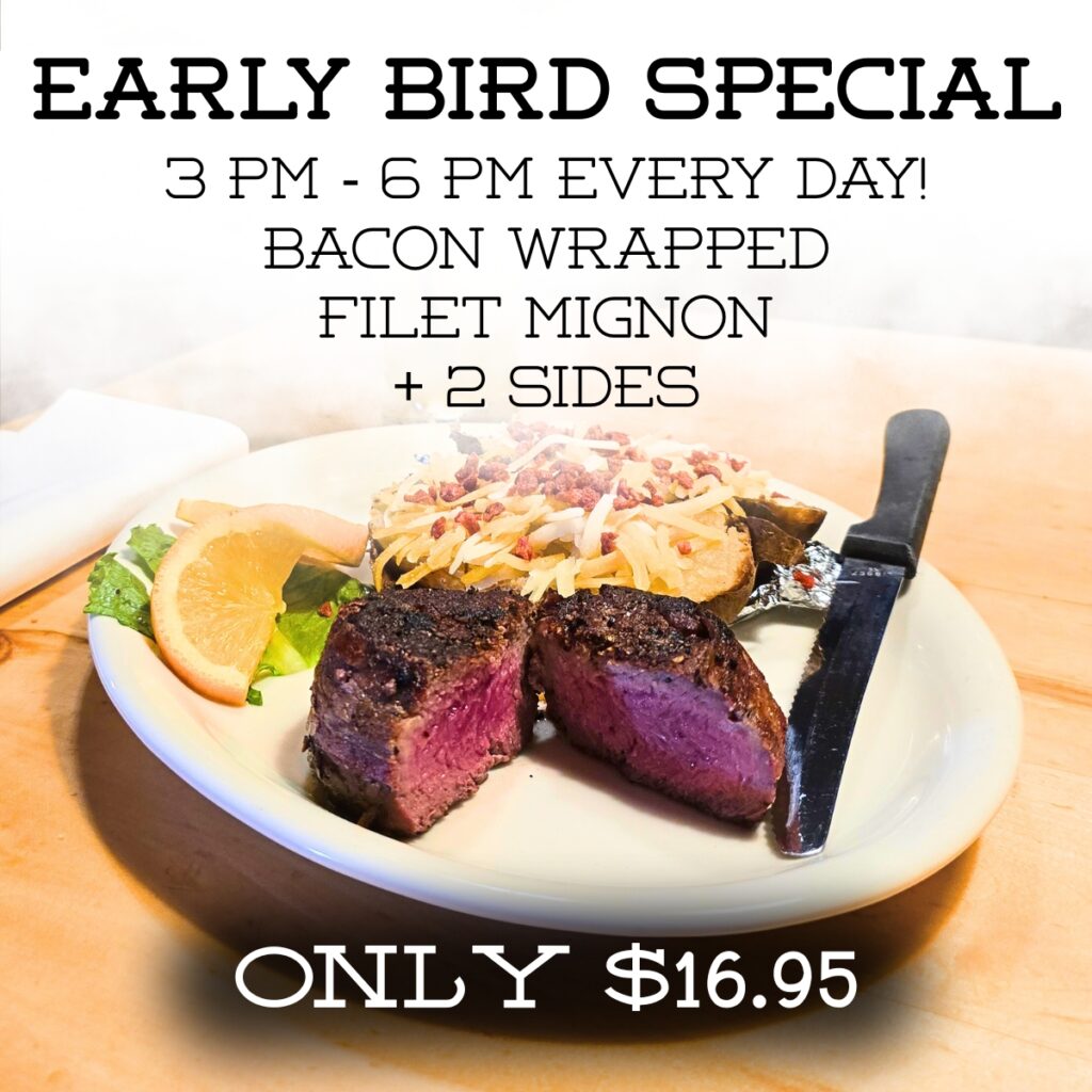 Early Bird Special | Boss Hogg's Restaurant & Saloon